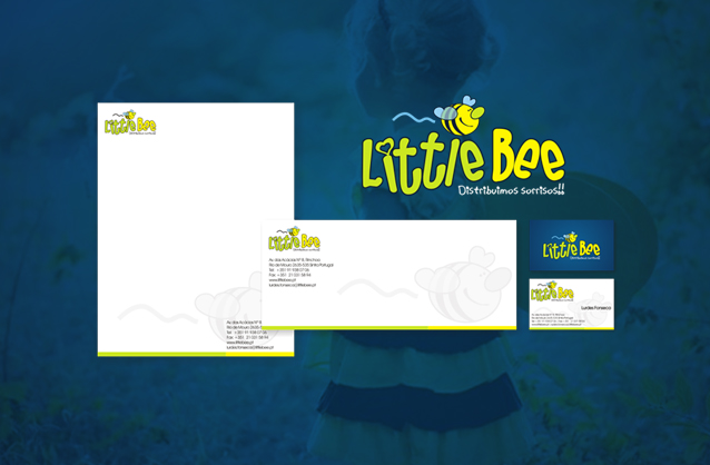 Baby & children clothing logo design, Bee logo