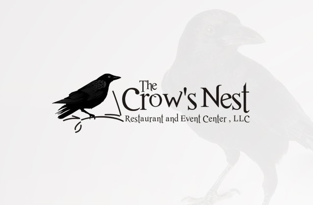Family restaurant logo design, Crow logo
