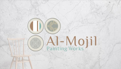 Wallpaper and wall painting logo design