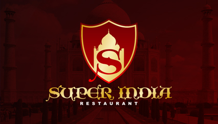 Indian restaurant logo, Taj Mahal logo