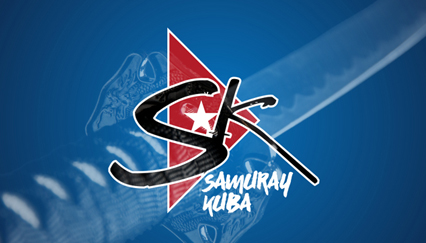 katana logo, Samurai logo