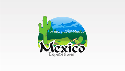 Mexico travel guide logo design, Cactus logo