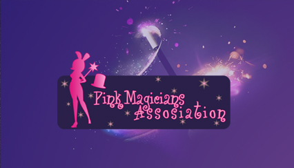 Female magician association logo design