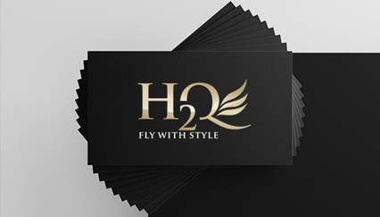 Private jet logo design, Luxury logo