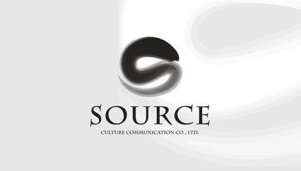 Culture Communication logo, Ink painting logo design