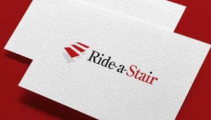 Customised stairlifts logo, Stair logo design