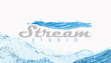 stream logo, water logo design, water flow logo