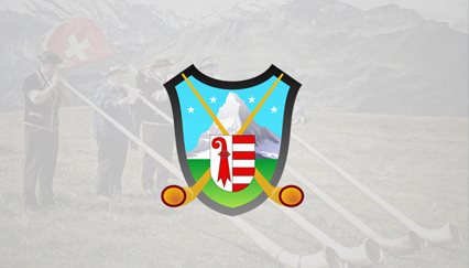 Alphorn logo design, Alpes logo
