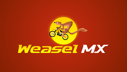 weasel logo, weasel logo design, Motocross logo