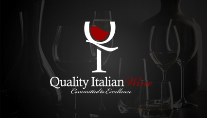 Italian wine import & export logo, Wine logo design